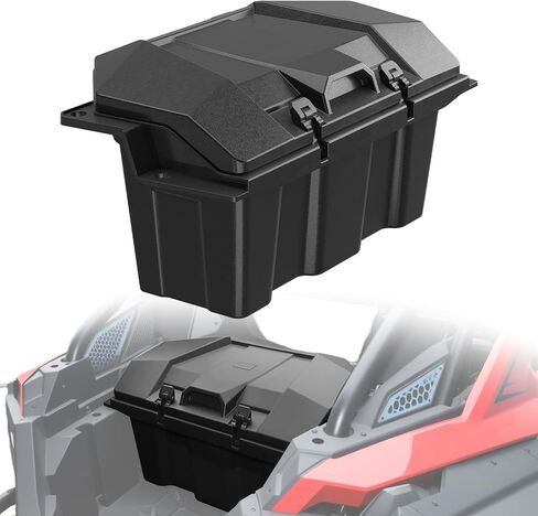42QT UTV Rear Cargo Storage Box for Polaris RZR PRO XP/XP4, Water Resistant Dust Free Rear Bed Tool Box for Polaris RZR Turbo R/R4 RZR PRO S/S4 2020-2025 Accessories, Replace OEM #2883752 in Saudi Arabia