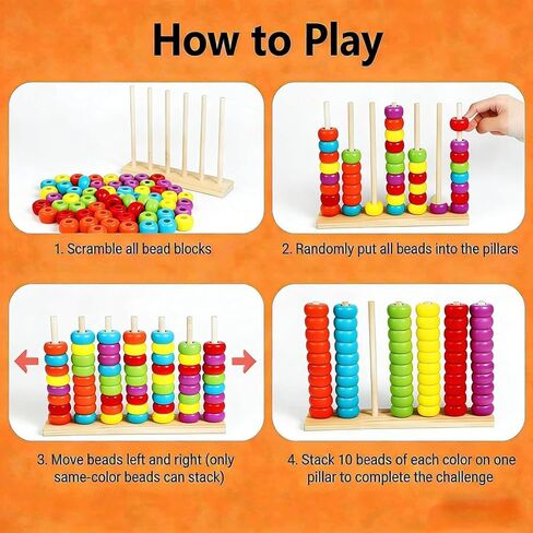 لعبة Color Stack، تحدي Color Stack، لعبة ألغاز تجميع الألوان السريعة لمتعة تدريب العائلة والعقل in Kuwait