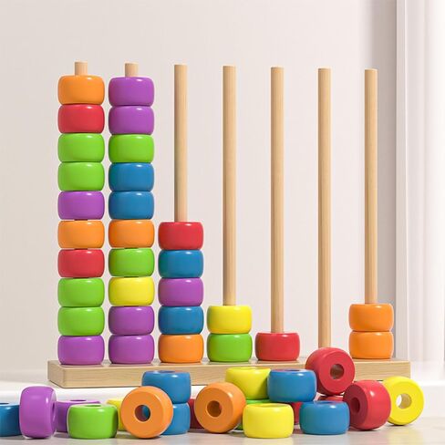 لعبة Color Stack، تحدي Color Stack، لعبة ألغاز تجميع الألوان السريعة لمتعة تدريب العائلة والعقل in Kuwait