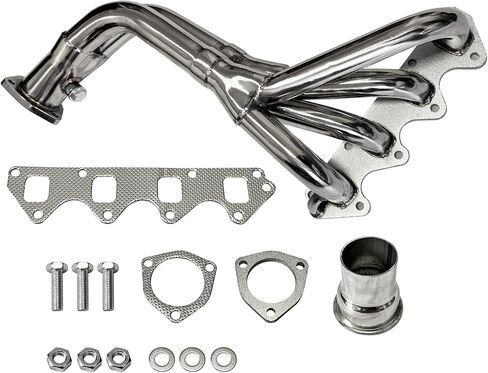 304 Stainless Steel Exhaust Header for 1989-1994 Geo Tracker 1.6L SOHC L4, 1986-1996 Suzuki Samurai 1.3L SOHC, 1989-1994 Suzuki Sidekick 1.6L SOHC in Kuwait