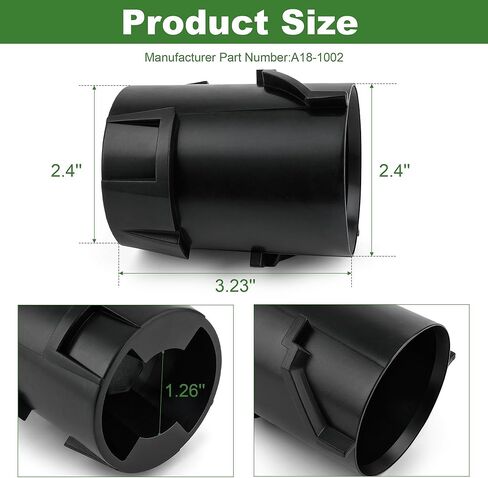 A18-1002 Locking Fairing Collar for Kenworth T660 T680 & Peterbilt Trucks, High-Strength Composite Fairing Stabilizer in Kuwait