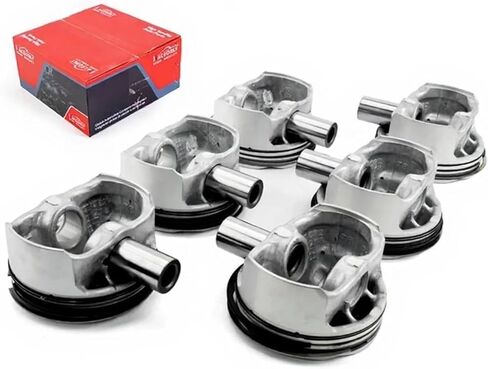 مجموعة مكابس RACEORLY STD ضغط منخفض 9.7:1 متوافقة مع BMW E60 E90 325i 523i N52B25 11257561850 OEM المواصفات ملائمة in Kuwait