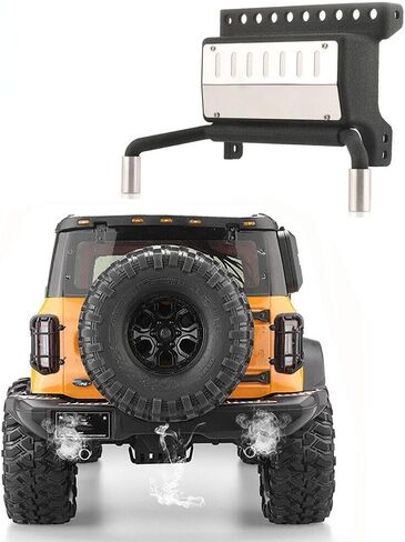 ماسورة عادم محاكاة معدنية 1/10 مع خزان الوقود لـ Traxxas TRX4 Bronco 2021 in Kuwait