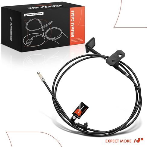 A-Premium Front Hood Latch Release Cable with Handle Compatible with Honda Element 2003-2008, 73 Inch in Kuwait