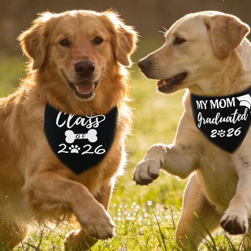 Graduation Dog Bandana My Mom Graduated 2023 for Small Medium Large Pet Holiday Costume in Saudi Arabia