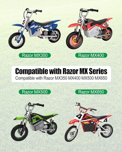 عجلات تدريب الدراجة الترابية متوافقة مع ماكينة الحلاقة MX350 MX400 MX500 MX650 الدراجة الصاروخية الترابية، طقم تثبيت مساعد قابل للتعديل للارتفاع، عجلات دعم من سبائك الصلب شديدة التحمل in Kuwait