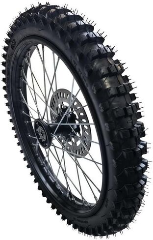 مجموعة إطارات حافة العجلة الأمامية مقاس 14 بوصة للدراجة الترابية 50cc 110cc 125cc tao TTR SSR CRF Apollo 12 مم يتضمن قرص فرامل فولاذي 190 مم 60/100-14 أنبوب إطار in Kuwait