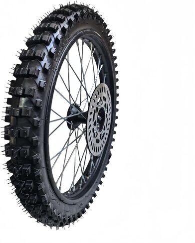 مجموعة إطارات حافة العجلة الأمامية مقاس 14 بوصة للدراجة الترابية 50cc 110cc 125cc tao TTR SSR CRF Apollo 12 مم يتضمن قرص فرامل فولاذي 190 مم 60/100-14 أنبوب إطار in Kuwait