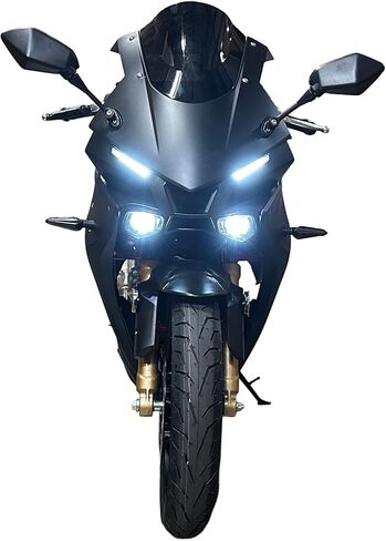 X22RR 250cc EFI دراجة نارية ذات 6 سرعات محقونة بالوقود، تستخدم في الشوارع والطرق السريعة، دراجة رياضية موفرة للوقود، 300 سم مكعب، تصميم شارع السباق مع لوحة رقمية بإطار أحمر وصدمات ذهبية in Kuwait
