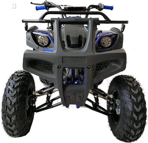 HHH 200cc ATV رباعية الحجم كاملة ATV كاملة الحجم كبيرة الحجم للبالغين والشباب، أضواء LED مطابقة الحافات وتلقائية مع عكس (أحمر) in Kuwait