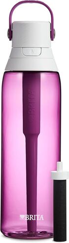 Brita Plastic Water Filter Bottle, Coral, 26 Ounce, 1 Count in Saudi Arabia
