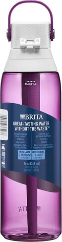 Brita Plastic Water Filter Bottle, Coral, 26 Ounce, 1 Count in Saudi Arabia