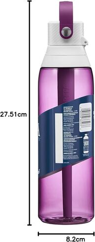 Brita Plastic Water Filter Bottle, Coral, 26 Ounce, 1 Count in Saudi Arabia
