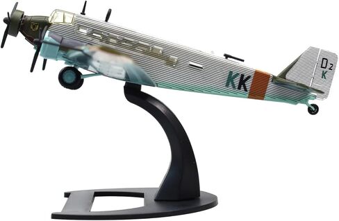 نموذج طائرة نقل من خليط معدني Luftwaffe Junkers Ju-52/3M بمقياس 1:144، طائرة من خليط معدني لعرض المجموعة in Kuwait
