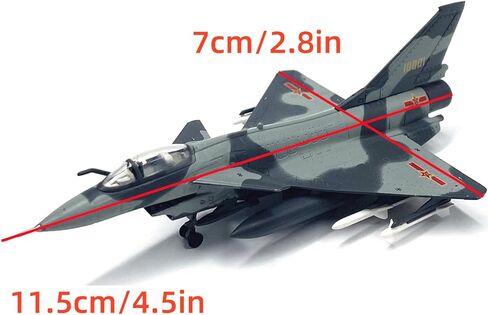 Alloy Chinese Air Force J-10 Vigorous Dragon Fighter Model 1:144 Scale, Alloy Aircraft Model for Collection Displaying new in Kuwait