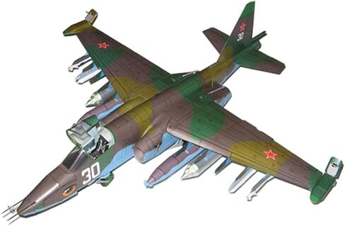 MLKOSS 1/33 مقياس سوخوي Su-25 طائرة هجومية Frogfoot نموذج ورقي مقاتل (مجموعة غير مجمعة) in Kuwait