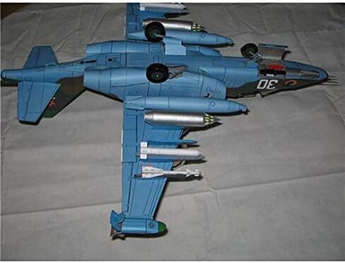 MLKOSS 1/33 مقياس سوخوي Su-25 طائرة هجومية Frogfoot نموذج ورقي مقاتل (مجموعة غير مجمعة) in Kuwait
