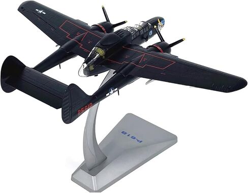 CHICHIYANG 1:72 Simulation WWII USA Air Force P-61B Black Widow Fighter Model Alloy Aircraft Model in Kuwait