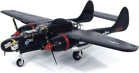 CHICHIYANG 1:72 Simulation WWII USA Air Force P-61B Black Widow Fighter Model Alloy Aircraft Model in Kuwait