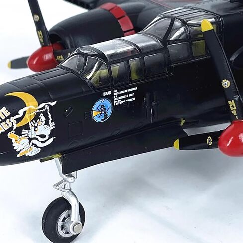 CHICHIYANG 1:72 Simulation WWII USA Air Force P-61B Black Widow Fighter Model Alloy Aircraft Model in Kuwait