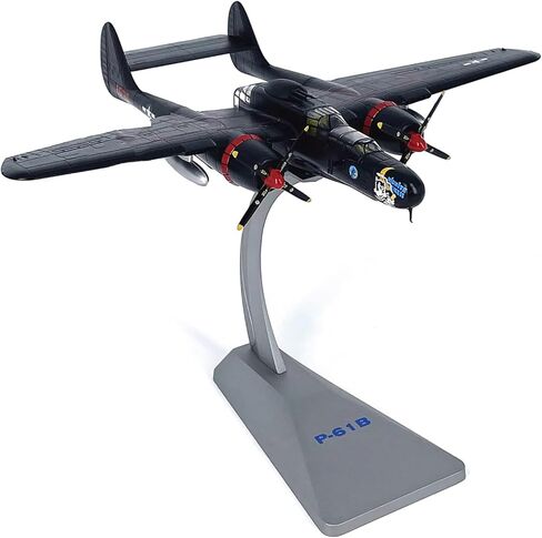 Alloy USA Air Force P-61B Black Widow Fighter Model 1:72 Scale, Alloy Aircraft Toy for Collection Displaying new in Kuwait