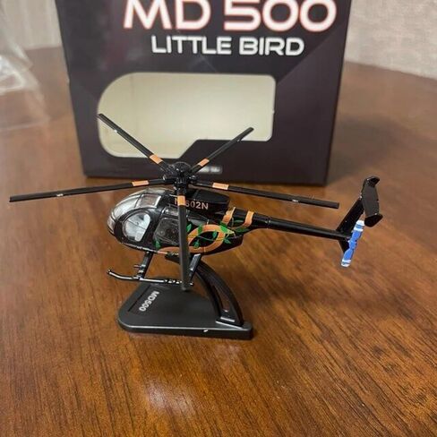 نموذج طائرة هليكوبتر من سبيكة USA Bird MD500 بمقياس 1:100، نموذج طائرة من سبيكة لعرض المجموعة in Kuwait