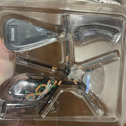 نموذج طائرة هليكوبتر من سبيكة USA Bird MD500 بمقياس 1:100، نموذج طائرة من سبيكة لعرض المجموعة in Kuwait
