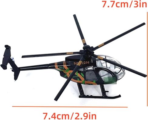 نموذج طائرة هليكوبتر من سبيكة USA Bird MD500 بمقياس 1:100، نموذج طائرة من سبيكة لعرض المجموعة in Kuwait
