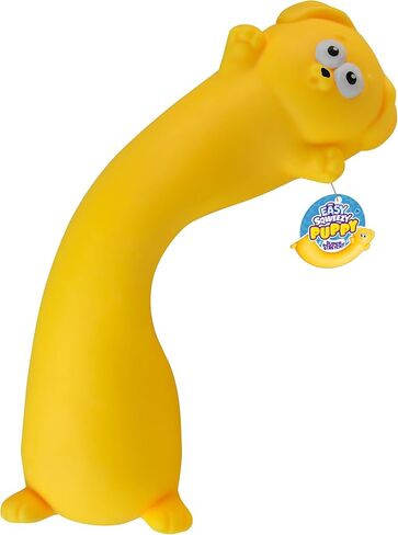 ORB Easy Sqweezy Pets كلب عملاق قابل للتمدد - يمتد حتى 5 أقدام - لعبة جرو إسفنجية صفراء كبيرة الحجم، قابلة للتمدد والضغط لتخفيف التوتر - لعبة تململ حسية ممتعة للأطفال والكبار in Kuwait