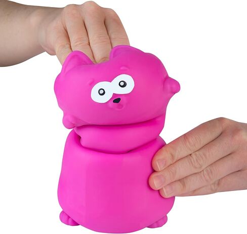 ORB Easy Sqweezy Pets Giant Stretchy Cat - Stretches Up to 5 Feet Long - Huge Jumbo Sized Purple Squishy Toy Kitten, Stretch and Squeeze for Stress Relief - Fun Sensory Fidget Toy for Kids and Adults in Kuwait