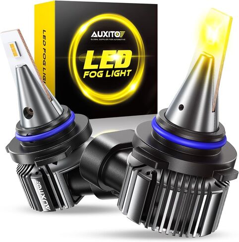 مصابيح ضباب AUXITO 9006/hb4 LED 18000LM، 1000% أكثر سطوعًا 6500K 9006 مصابيح ضباب، 1:1 استبدال OEM للسيارات والشاحنات وسيارات الدفع الرباعي، تركيب 3 دقائق، IP68 مقاوم للماء، حزمة من 2 in Kuwait