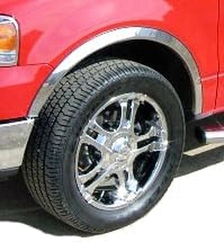 QMI 275555 - زخرفة الحاجز متوافقة مع Ford Edge 2007-2014 وLincoln MKX 2007-2015 مرآة مصقولة من الفولاذ المقاوم للصدأ بعرض 2 بوصة مجموعة من 4 قطع in Kuwait