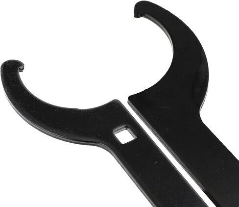 FAPO 2 Pcs Universal Coilover Shock Adjustment Tool, Steel Spanner Wrenches C-Shape Hook for Suspension Lowering Kits Repair Disassembly in Kuwait