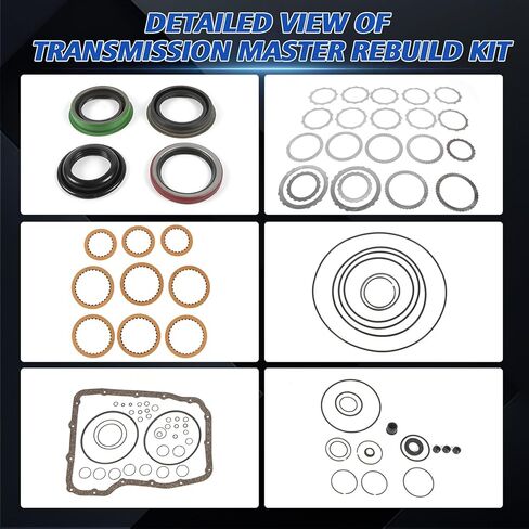 45RFE Transmission Master Rebuild Kit Fits for Durango Chrysler Jeep Ram 1500 2500 3500 Replace OE B128820A W128880A W128881A in Kuwait