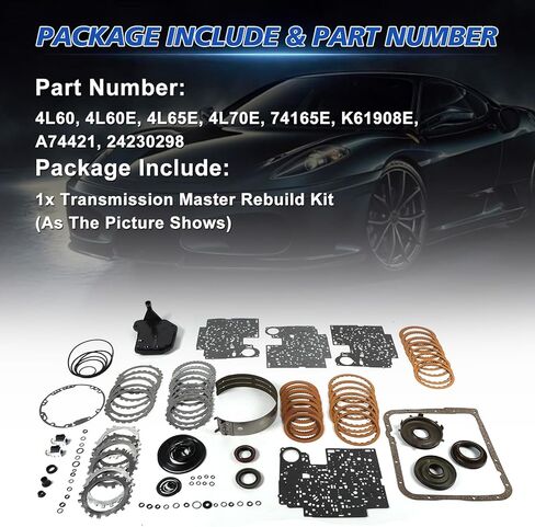4L60 4L65 4L65E Transmission Overhaul Rebuild Kit Fits for 2004–UP GM 4L60 4L65 4L65E Transmission Aftermarket Parts in Kuwait