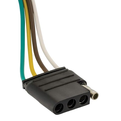 Trailer Light Wiring Harness Extension – 4-Pin Plug, 18 AWG Flat Wire Connector – Heavy-Duty PVC Housing – No Splice Required, Corrosion Resistant, Universal Fit (2 Feet) in Kuwait