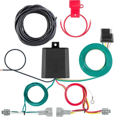 CURT 56552 Vehicle-Side Custom 4-Pin Trailer Wiring Harness, Compatible with Select Kicks in Kuwait