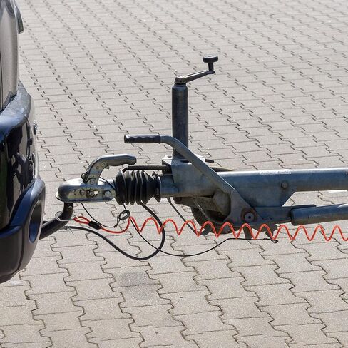 Light Absorption Cable Trailer Breakaway Switch 6ft Breakaway Coiled Cable with Electric Brake or RV Towing Trailer (Fluorescence) in Kuwait
