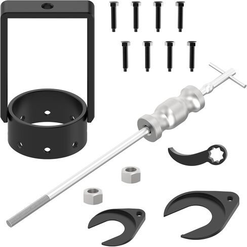 Universal CV Axle Removal Tool Set with Inner CV Axle Puller Tool with 5/8"-18 Slide Hammer and 3.75 inch CV Axle Shaft Puller Tool Kit and Pry Bar Wrench Adaptor Head in Saudi Arabia