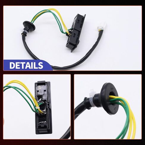مفتاح تحرير الفتحة الخلفية HiSport 25380-4BA1A - متوافق مع Nissan Rogue 2.0L 2.5L 2014-2020، مفتاح غطاء صندوق السيارة الخلفي يحل محل 253804BA1A in Kuwait