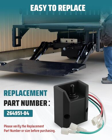 مفتاح بوابة الرفع 26495104 4 أسلاك تبديل بدء التشغيل ON-Off-ON Universal Fit for Box Truck Trailer Liftgate GPT-25 GPT-3 GPT-4 GPT-5 TE-25 TE- 25L 72-150 TE-20 استبدال 264951-04 in Kuwait