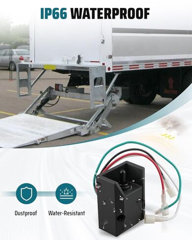 مفتاح بوابة الرفع 26495104 4 أسلاك تبديل بدء التشغيل ON-Off-ON Universal Fit for Box Truck Trailer Liftgate GPT-25 GPT-3 GPT-4 GPT-5 TE-25 TE- 25L 72-150 TE-20 استبدال 264951-04 in Kuwait