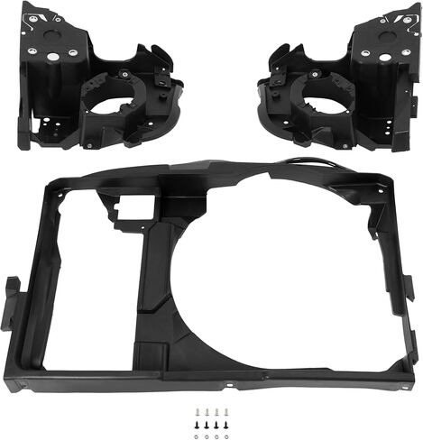 ALMULOO Front Panel Radiator Support Assembly Compatible with 2002-2008 Mini Cooper S Model Replace for MC1225102 14895518 51647200800 51647147106 in Kuwait