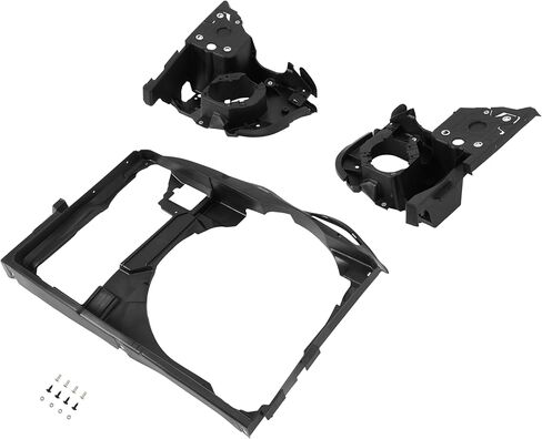 ALMULOO Front Panel Radiator Support Assembly Compatible with 2002-2008 Mini Cooper S Model Replace for MC1225102 14895518 51647200800 51647147106 in Kuwait