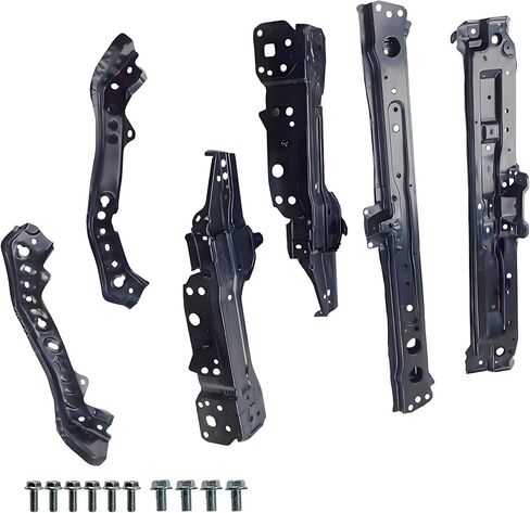 مجموعة دعم الرادياتير 532010A905 TO1225529، متوافقة مع Toyota Corolla Cross 2022-2025، قلب دعم الرادياتير الحديدي الأسود in Kuwait