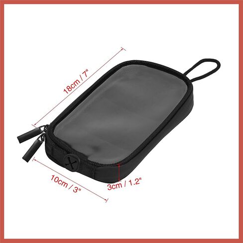 ACROPIX Universal 7'' Magnetic Tank Bag with Headphone Hole PU Leather Waterproof Motorbike Saddlebag for Motorcycle Car Parts in Kuwait