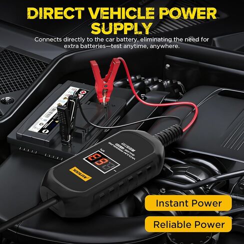 AUTOOL PT502 Digital Vacuum Pressure Gauge, Automotive Vacuum Leak Tester with Temperature Compensation, 101kPa High Accuracy Engine Intake Exhaust EGR Diagnostic Tool, 12V Car Powered in Kuwait