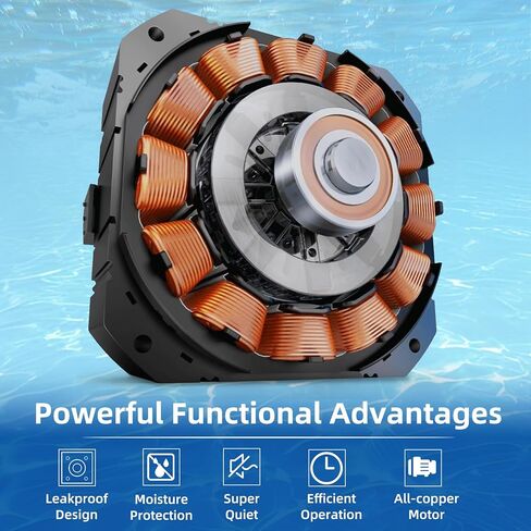 Marine AC Water Pump 500GPH, 115V Marine AC Pump, Marine Air Conditioner Pump for Boats, Marine Air Conditioning/Seawater Circulation AC Pump, 500 GPH 115V Submersible in Saudi Arabia