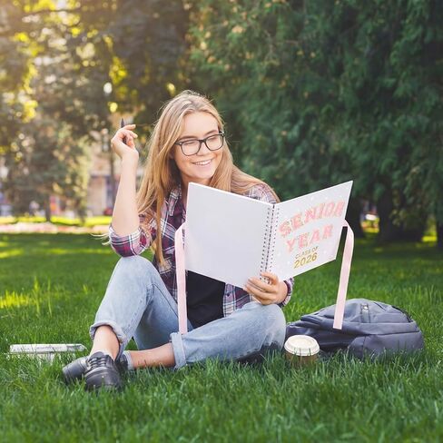 Tenceur Senior 2026 مجموعة قصاصات التخرج 10 × 10 بوصة فئة 2026 DIY كتاب صور الذاكرة مع ملصقات الحروف هدية التخرج لكبار 2026 الطلاب in Kuwait