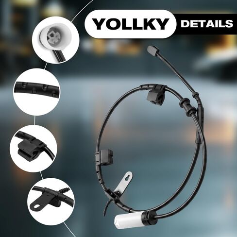 Front & Rear Brake Pad Wear Sensor Compatible for Mini Cooper R55 / R56 2010-2014 | Brake Pad Wear Indicators Replaces OE# 34356792572, 34356792573 | 2-Pack in Kuwait